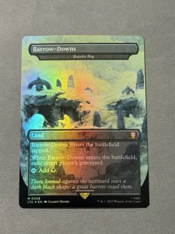 MTG Barrow-Downs Bojuka Bog Borderless Foil Lord Of The Rings NM - Image 1