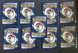 Pokemon TCG Jungle & Fossil 4 Evolutions Lot + 1st Edition Slowpoke (9 Cards) LP - Image 2