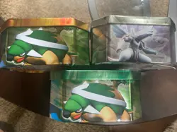 Lot of 3 2007-2008 Empty Pokemon Tins - Image 4