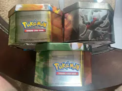 Lot of 3 2007-2008 Empty Pokemon Tins - Image 5