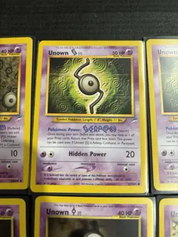 UNOWN NEO DESTINY POKEMON TCG LOT NM 2001/2002 - Image 5