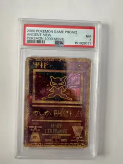 2000 Pokemon Movie - Ancient Mew - Game Promo WOTC PSA 7 NM (Double-sided Holo) - Image 2