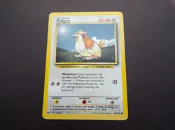 Pokemon TCG Pidgey Base Set 57/102 Regular Common - Image 1