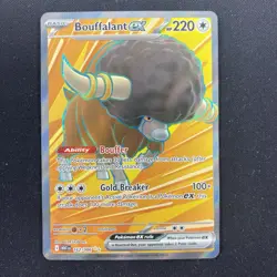 Bouffalant ex - Full Art - 162/086 - White Flare - Ultra Rare Pokemon Card - Image 1