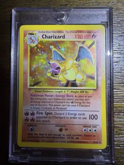Pokemon TCG Base Set Charizard 4/102 Holo Rare - Image 2