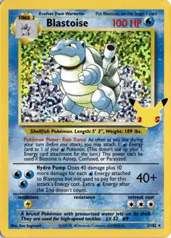 2021 Pokemon SWSH Celebrations Blastoise Classic Collection #2/102 - Image 1