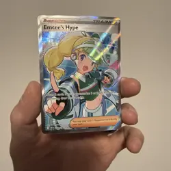 Emcee's Hype 220/182 Sv10: Destined Rivals Holo Pokemon Trainer - Image 2