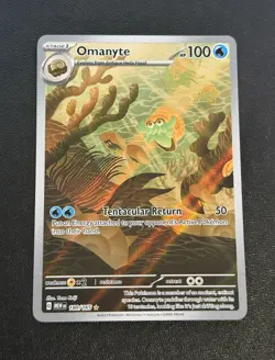 Pokemon TCG MEW EN: Omanyte 180/165 Lot Of 4 - Image 1