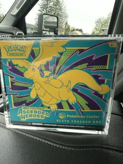 Pokemon Ascended Heroes Pokemon Center Exclusive ETB Sealed With CASE - Image 1