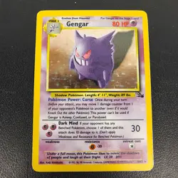Gengar (5) - Fossil - 05/62 - Holo Rare Vintage Pokemon Unlimited - Image 1
