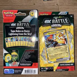 Pokemon ex Battle Deck Tapu Koko ex Factory Sealed Box Ready To Play Deck - Image 2
