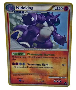 Nidoking 6/102 Reverse Holo Rare HS Triumphant New NM+ With eBay Tracking - Image 1