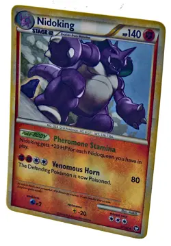 Nidoking 6/102 Reverse Holo Rare HS Triumphant New NM+ With eBay Tracking - Image 2