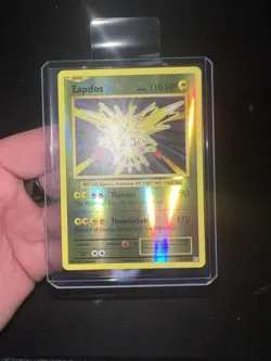 Pokemon TCG Zapdos Reverse Holo Rare Card 42/108 XY Evolutions NM - Image 1