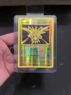 Pokemon TCG Zapdos Reverse Holo Rare Card 42/108 XY Evolutions NM - Image 3
