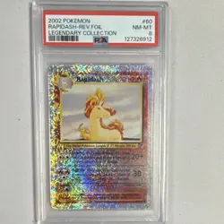 Rapidash Pokemon Legendary Collection 60/110 Reverse Holo PSA 8 2002 - Image 1