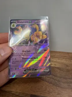 Alakazam ex (Error No Star Pattern) Pokemon BLACK STAR Promo #050 Holo - Image 2