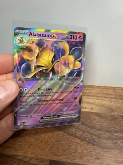 Alakazam ex (Error No Star Pattern) Pokemon BLACK STAR Promo #050 Holo - Image 3