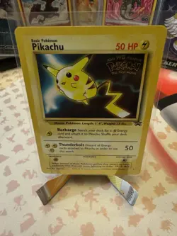 Pikachu - Movie Promo - 04/53 - Black Star Promo - WOTC -Pokemon - LP - Image 1