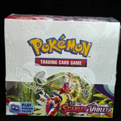 Sealed Scarlet & Violet Booster Box Pokemon TCG Scarlet & Violet Base Set SV01 - Image 1