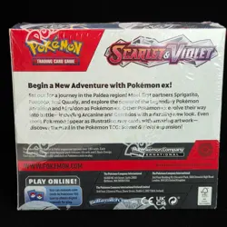 Sealed Scarlet & Violet Booster Box Pokemon TCG Scarlet & Violet Base Set SV01 - Image 4