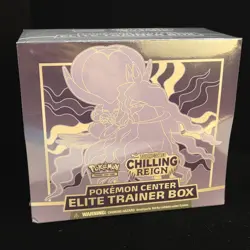 Sealed Chilling Reign Pokemon Center ETB Sword & Shield SWSH06 Elite Trainer Box - Image 1