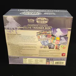 Sealed Chilling Reign Pokemon Center ETB Sword & Shield SWSH06 Elite Trainer Box - Image 4