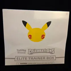 Sealed Celebrations Elite Trainer Box Pokemon TCG ETB - Image 1