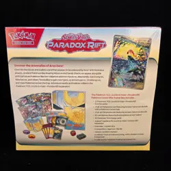 Sealed Paradox Rift Pokemon Center Elite Trainer Box Exclusive Roaring Moon SV04 - Image 4