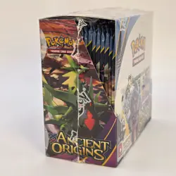 Sealed XY Ancient Origins Booster Box Pokemon Booster Box with Acrylic - Image 4