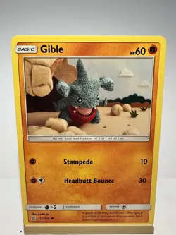 Gible 112/236 Common Unified Minds Pokemon Lightly Played - Image 1