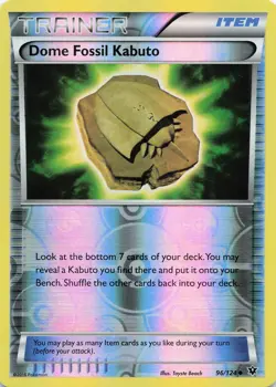 Pokemon Dome Fossil Kabuto Uncommon Reverse Holo XY - Fates Collide #96/124 NM - Image 1