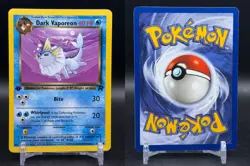 Dark Vaporeon 45/82 Uncommon Team Rocket Pokemon 1st Edition LP - Image 3