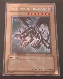 Yu-Gi-Oh Red-Eyes B. Dragon BPT Collectors Tin Damaged - Image 1