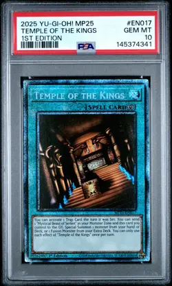 PSA 10 Temple of the Kings MP25-EN017 Yugioh Starlight Rare 1st Edition - Image 1