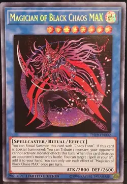 Yu-Gi-Oh Magician Of Black Chaos MAX TN19 Limited Edition NM - Image 1