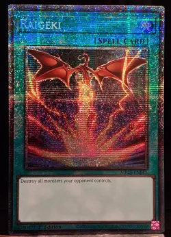 Yu-Gi-Oh Raigeki Alt Art Starlight Rare MP25 NM - Image 1