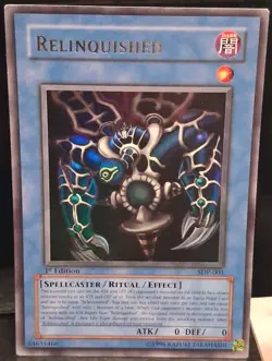Yu-Gi-Oh Starter Deck Pegasus Relinquished 1st Edition LP - Image 1