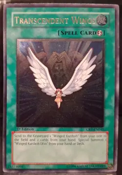 Yu-Gi-Oh 1st Edition Ultimate Rare Transcendent Wings CRV - Image 1
