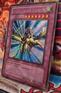 Yu-Gi-Oh Gaia The Dragon Champion LOB-125 x2 Misprint Lot - Image 2