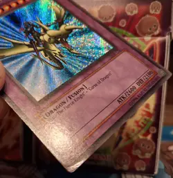 Yu-Gi-Oh Gaia The Dragon Champion LOB-125 x2 Misprint Lot - Image 3