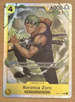 One Piece Roronoa Zoro SR OP15-113 English Adventure on Kami’s Island - Image 1