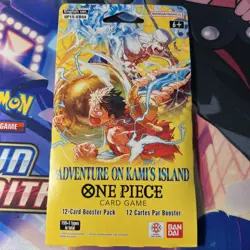 One Piece Adventure On Kami’s Island Op15 EB04 Sleeved Booster Pack Lot Of 4 NEW - Image 2
