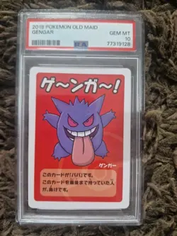 PSA 10 Gengar Old Maid Babanuki Japanese Pokemon Center Promo Playing Card - Image 1