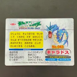 Gyarados Vs Iwork Pokemon Top Sun Advanced Generation Card Gum Hydro Pump - Image 4