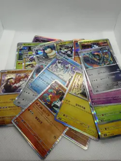 Pokemon Card Bulk Lot 237 Cards – 18 Holo/Holographic – Korean Mixed Sets Rare - Image 1