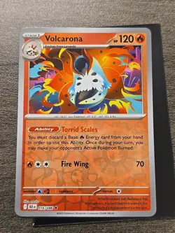 Volcarona 016/086 Reverse Holo Black Bolt BLK Pokemon Card Near Mint English - Image 1