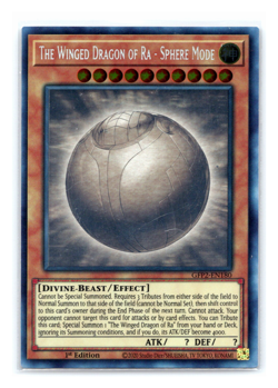 The Winged Dragon of Ra - Sphere Mode - GFP2-EN180 Ghost Rare 1st Edition Yugioh - Image 1