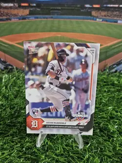 Kevin McGonigle Rookie RC 2026 Topps NOW #7 4 Hit Debut Detroit Tigers - Image 1