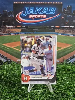 Kevin McGonigle Rookie RC 2026 Topps NOW #7 4 Hit Debut Detroit Tigers - Image 4